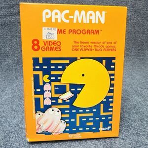 Vtg 1981 ATARI 2600 Video Computer System Pac-Man #CX2646 - CIB